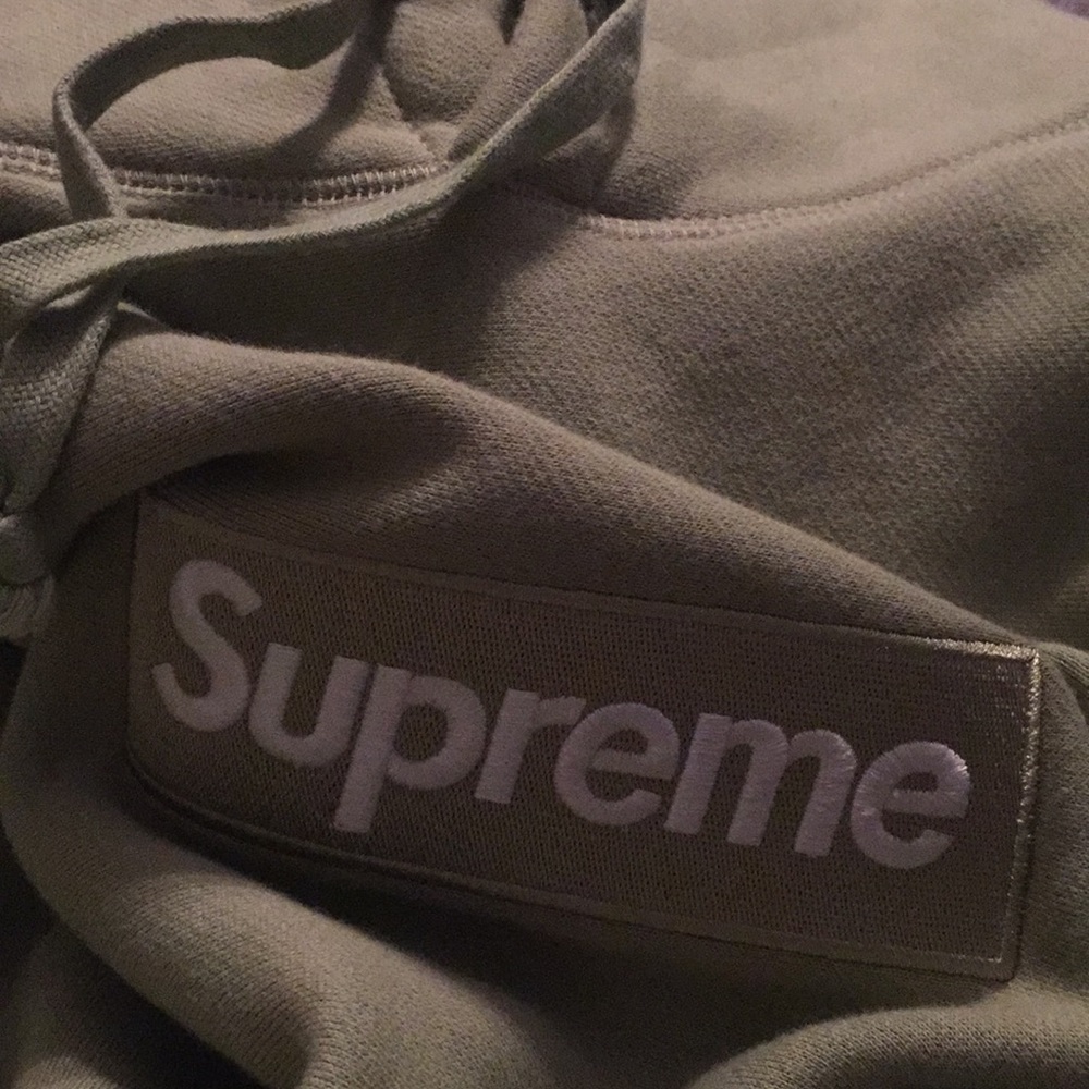 Supreme sage box logo hoodie